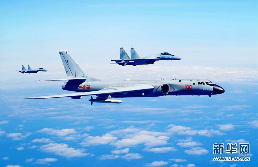 （圖文互動(dòng)）（1）空軍發(fā)布宣傳片展現(xiàn)殲-20、蘇-35、轟-6K海上新航跡