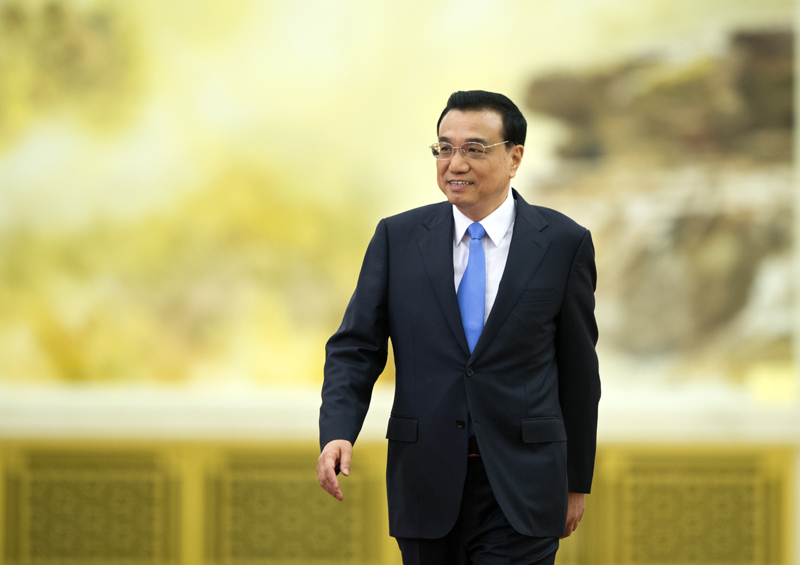 3月15日，國務(wù)院總理李克強(qiáng)在北京人民大會(huì)堂與中外記者見面，并回答記者提問。新華社記者 謝環(huán)馳 攝