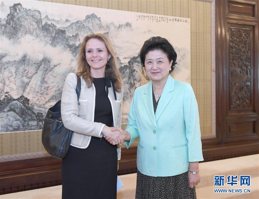 （XHDW）劉延東會見世界反興奮劑機構(gòu)副主席、挪威文化大臣琳達·海勒蘭