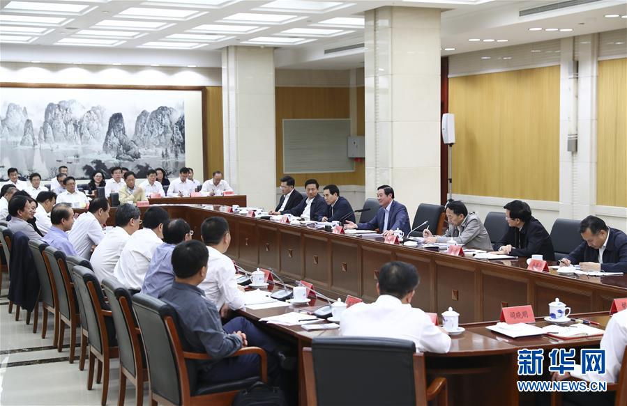 9月21日，中宣部在北京召開中央媒體駐外機(jī)構(gòu)外宣工作座談會。中共中央政治局委員、中央書記處書記、中宣部部長劉奇葆出席座談會并講話。新華社記者 謝環(huán)馳 攝 