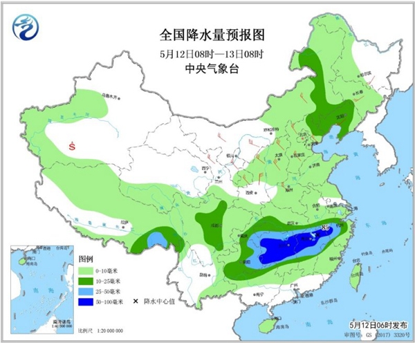 湖南等3省有暴雨 北方風(fēng)雨沙套餐上線(xiàn)