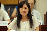共產(chǎn)黨員微信、易信受眾代表喬薇發(fā)言