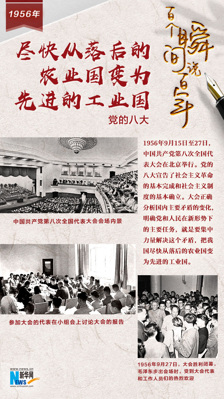 1956，盡快從落后的農(nóng)業(yè)國(guó)變?yōu)橄冗M(jìn)的工業(yè)國(guó)