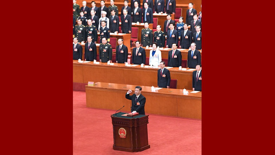 習(xí)近平當(dāng)選國家主席、中央軍委主席