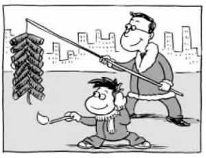 春節(jié)若遇霧霾，煙花怎么放？