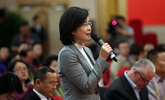 中央電視臺、中國網絡電視臺記者提問