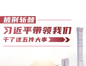 披荊斬棘！習近平帶領我們干了這五件大事