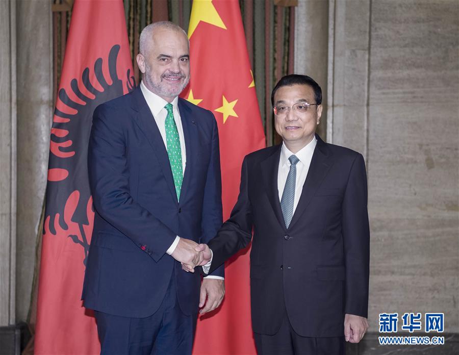 （時(shí)政）李克強(qiáng)會見阿爾巴尼亞總理拉馬