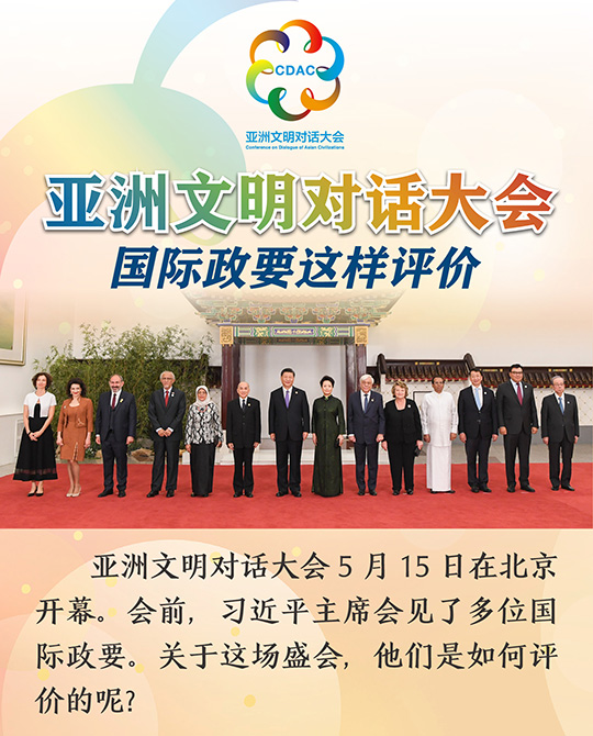 亞洲文明對(duì)話大會(huì)，國(guó)際政要這樣評(píng)價(jià)